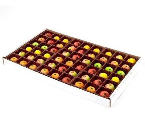 Bergen Marzipan - Caja De Frutas Surtidas, 54 Piezas, Peso