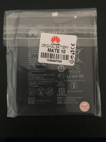 Bateria Pila Huawei Mate 10 Original Hb436486ecw