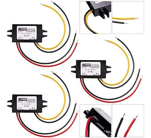 Convertidor De Corriente Directa De 12 V A 5 V  3 A  15 W  M