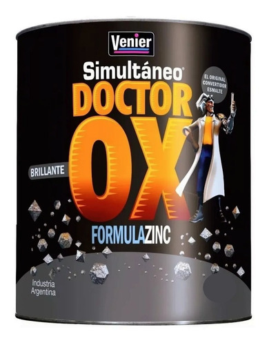 Esmalte Sintetico Doctor Ox 4 Litros Venier Blanco