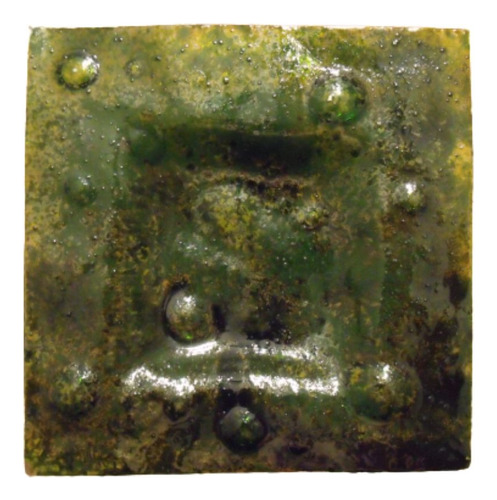 Cenicero Rectangular En Vitrofusion 13 Cm. X 13 Cm.