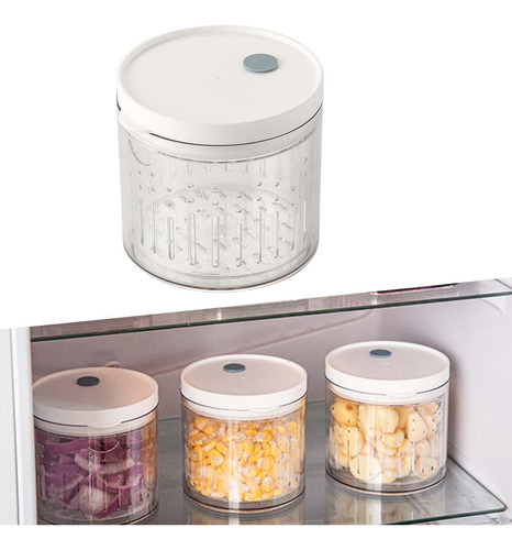 Caja Organizadora De Nevera Con Contenedor De Tapa 600ml