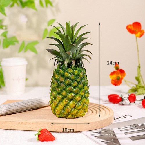 Estatuilla De Piña Artificial, Adorno De Piña, 10cmx24cm