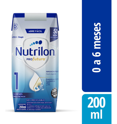 Leche Nutrilon Profutura 1 X 2 Packs 24 Bricks 200ml 0 A 6m