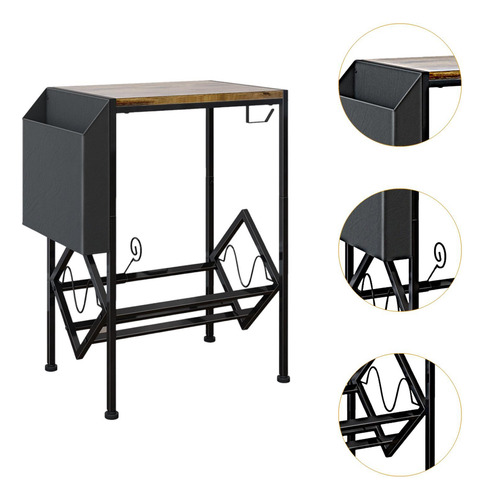 Soporte Para Tocadiscos, Mesa Auxiliar Rodante, Mesa Para S