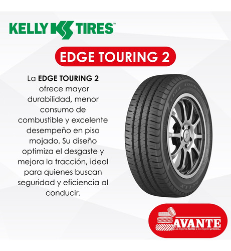 Llanta 185/70r13 Kelly Edge Touring 2 86t Blk T