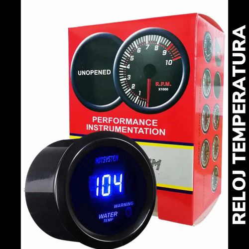 Reloj Digital Temperatura Motor