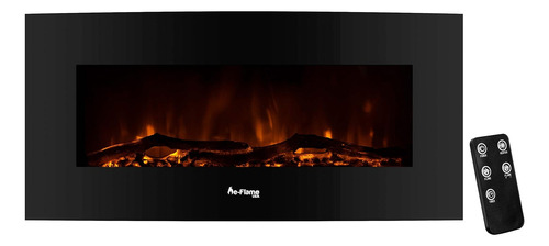 Sundance Chimenea Eléctrica Led Curvada Montada En La Pared 