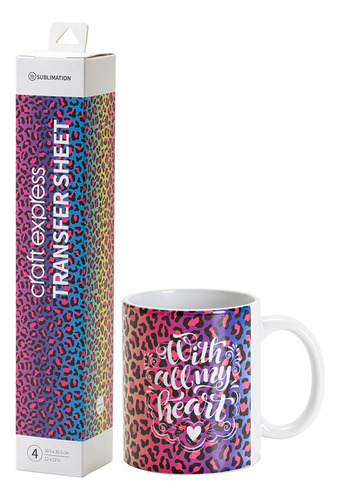 Transfer Sublimable Craft Express Grande Leopardo Dinámico