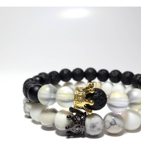 Pulseras Pareja - Piedra Natural - Cristal