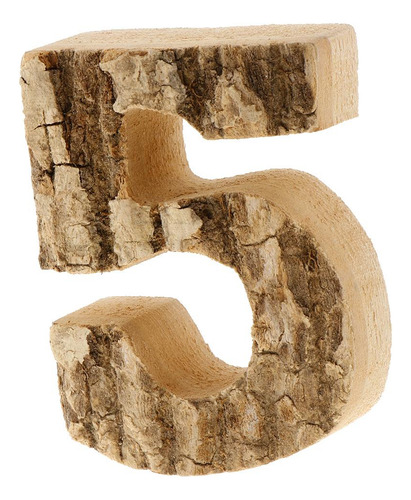 2 Kit De Números De Madera Elegantes, Decoración 2 Piezas