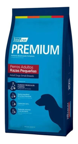 Vital Can Premium Raza Pequeñas X 20 Kg - Happy Tails