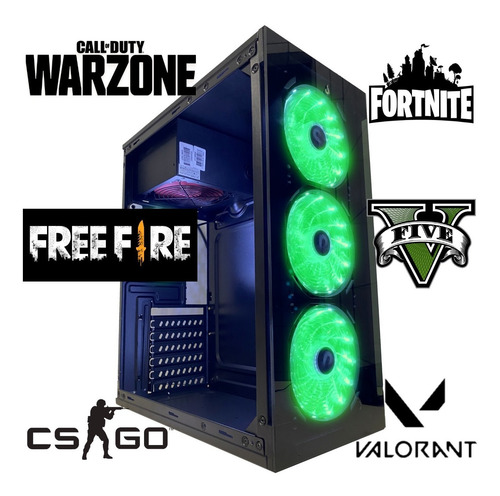 Imagem 3 de 7 de Cpu Computador Pc Gamer Barato Completo Amd - 16gb Ddr4 Ssd