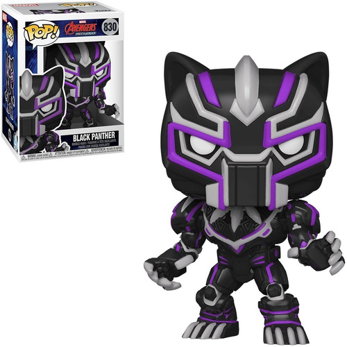 Funko Pop Marvel Avengers Mach Strike Black Panther 830 Pop!