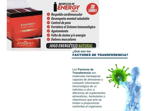 4life Plus Transfer Factor Tf Plus + Energy Energía Natural