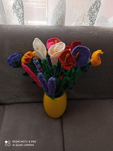 Flores Tejidas A Crochet