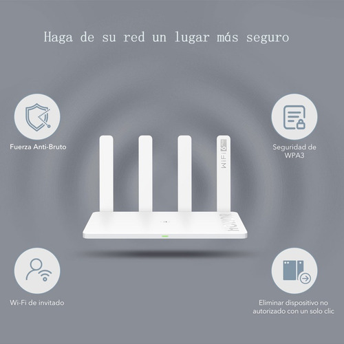 Honor Router 3 Wi-fi 6 Plus 3000mbps 100v/240v 128mb Dram.