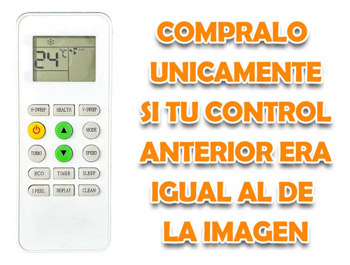 Control Remoto Para Frigidaire Minisplit Kkg21b-c3