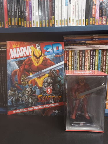 Figura Y Suplemento Surtur Marvel Heroes 3d 05 Salvat