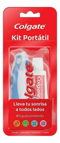 Kit Portatil De Cepillo Dental Colgate Original Para Toda Oc