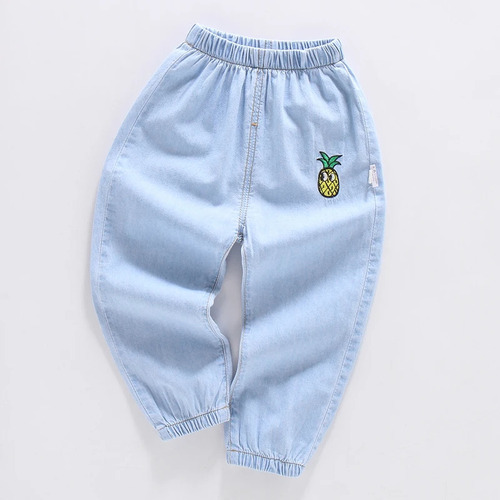 Jeans Para Niños, Vaqueros Cómodos De Algodón Para Bebés
