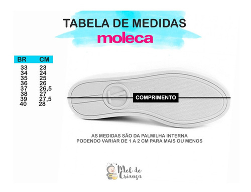 Imagem 2 de 3 de Tênis Feminino Tratorado Moleca