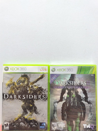 Jogos Xbox 360: Darksiders (usado) + Darksiders Ii (novo) (Usado)