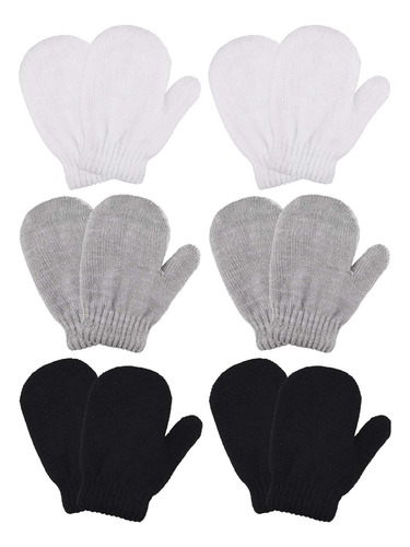 6 Pares De Guantes De Punto Cálidos Para Invierno Para Chris