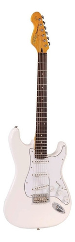 Guitarra Eléctrica Vintage V6jmh Relssued Olympic White Cuo Color Olympia White Material del diapasón Lignum rosa Orientación de la mano Diestro