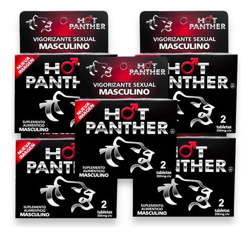 10 Hot Panther Vigo-rizante Masculino + Rendimiento