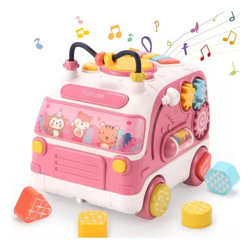 Juguetes De Autobús Con Música Para Niños Pequeños, Juguetes