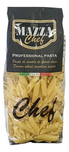 Fideos Penne Rigate Chef Mazza Alimentari 500 Gr Italianos