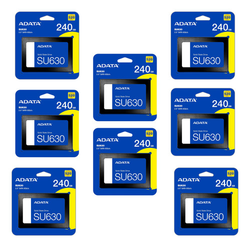 Kit 8 Disco Solido Adata 240gb Ssd Interno Asu630ss-240gq-r