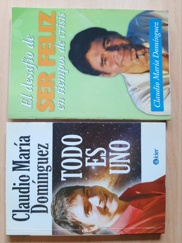 Claudio María Dominguez Lote X 2 Libros - Excelente - Envios (Usado)