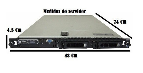 Servidor Dell 1950 2 Xeon Quadcore 16gb 2 Tera + Trilho