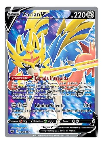 Carte Pokémon  Zacian VASTRO - Vinted