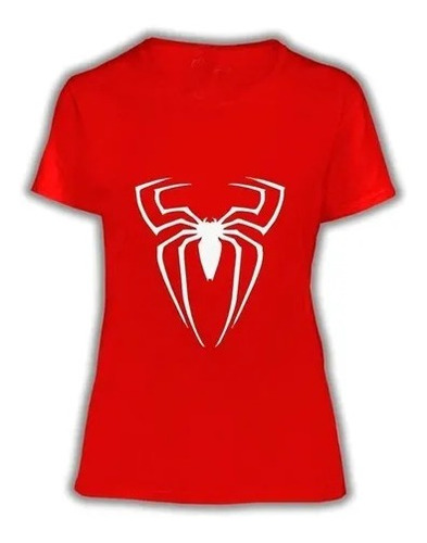 Polera De Mujer De Spiderman - Logo Nn