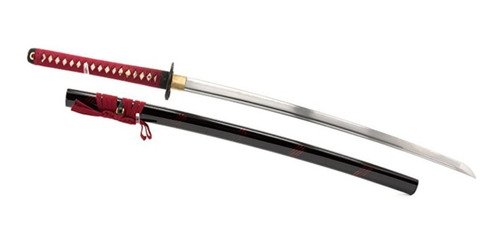 Espada Katana Samurai, Práctica, Forjada A Mano Con Acero