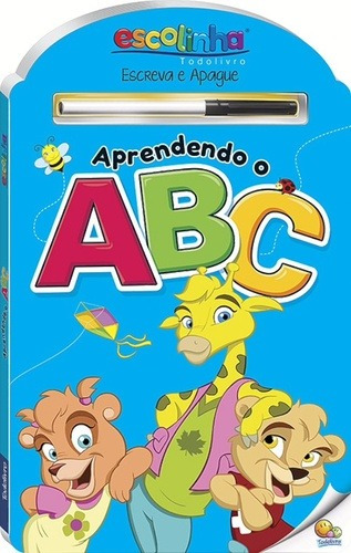 Livro Escreva E Apague - Aprendendo Abc