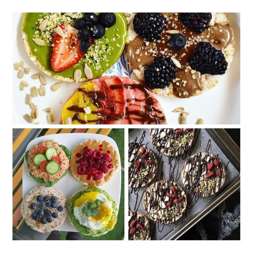 Imagen 6 de 9 de Galletas De Arroz Inflado Integral Okko Sin Gluten/azúcar