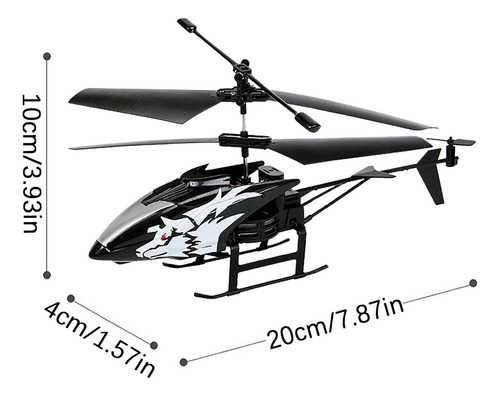 Mz Control Remoto De 2.5 Canales For Helicóptero Resistente