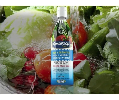 3 Higienizantes Frutas Legumes Verduras Atacado 350ml Top