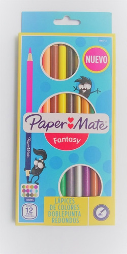 Colores Doble Punta Redondo Paper Mate Fantasy 12=24