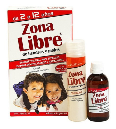 Zona Libre Liendres Y Piojos Loción Mas Shampoo 60ml