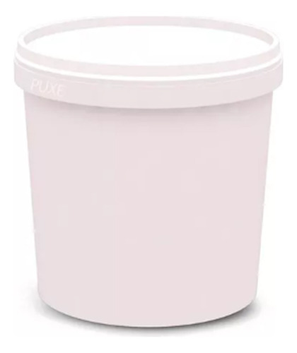 50 Potes Para Alimentos 900 Ml Branco Pp Com Tampa 13x9,5cm