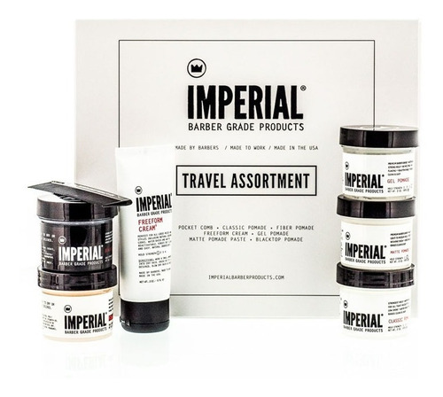 Kit De Pomadas Imperial - 6 Pomadas - Envio Gratis