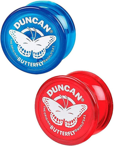 Duncan Butterfly Yoyo - Paquete De Dos Unidades, Color Rojo
