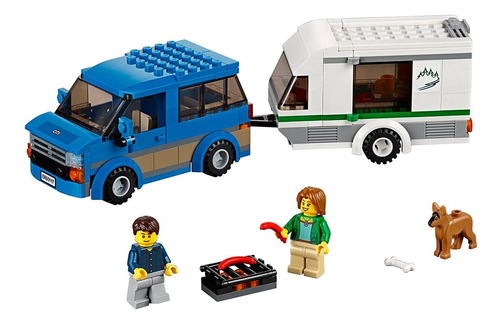 Set Juguete De Construcción Lego Furgoneta Caravana 60117