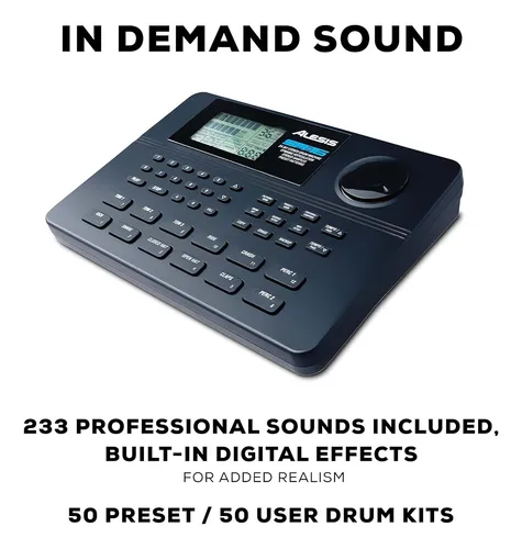 Caja De Ritmos Alesis Sr-16 , 233 Sonidos, 12 Pads, Negro