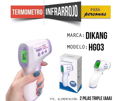 Termometro A Distancia Infrarrojo Para Personas